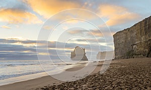 Stunning sunset view of Twelve Apostles, Great Ocean Road