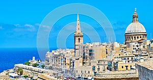 Stunning temples of Valletta, Malta