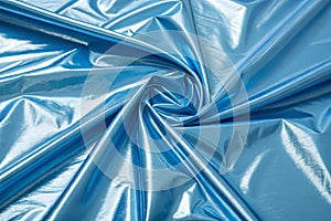 Beautiful blue foil as background photo