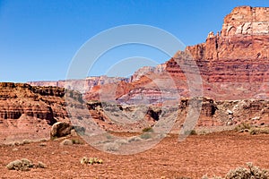 Stunning Vermillion cliffs in Arizona