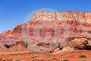 Stunning Vermillion cliffs in Arizona