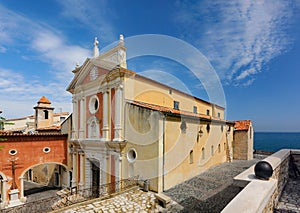 Stunning view of Antibes Church of the Immaculate Conception, Antibes, France photo