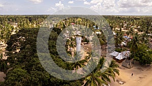 Stunning view captures the beauty of a tropical paradise in Quionga in Cabo Delgado, Mozambique photo