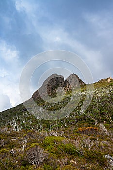 Stunning view of the Cradle Mountain, Tasmania, Australia