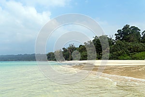 Stunning view of Elephant Beach near Radhanagar Beach on Havelock Island