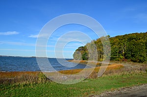 Stunning view of the landscape of the parks''s coast