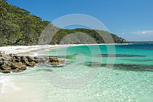 Stunning view of Murrays Beach, located within Booderee National Park in Jervis Bay Territory photo