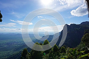 Stunning view onto the lush vegetation of the Usambara Mountains near Lushoto