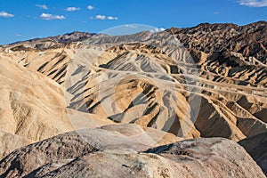 Stunning view over Zabriskie Point, Death Valley