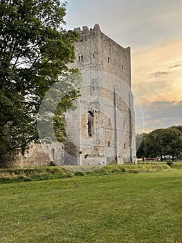 Stunning view of Portchester castle photo