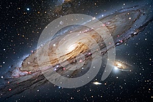 Space view in 4K resolution photo