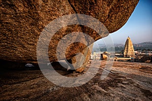 Stunning view at Sree Virupaksha Temple, Hampi, Karnataka, India