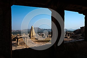 Stunning view at Sree Virupaksha Temple, Hampi, Karnataka, India