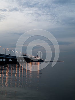 stunning view of Sultan Abdul Halim Muadzam Shah Bridge