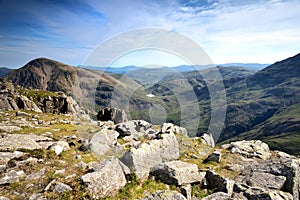Stunning view from the summit of Lingmell Fell