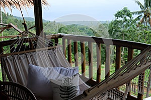 A stunning view to relax in a hammock