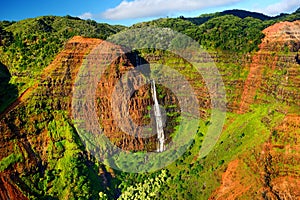 Stunning view into Waimea Canyon, Kauai