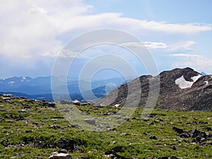 Stunning views from Beartooth Pass, Wyoming. USA.