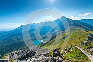 Stunning views of the Tatra Mountains, Kasprowy Wierch top