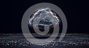 Stunning visualization of a connected data cloud