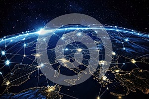 Global Network Connectivity Over Europe