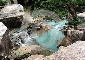 Stunning water creek and nature beauty, India