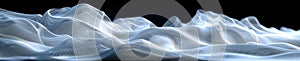 White Geometric 3D Animation Loop: Abstract Seamless Background