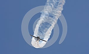 Stunt plane dives photo