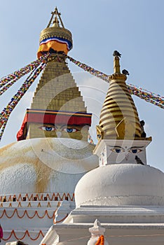 The stupa of Bodhnath in Kathmandu, Nepal