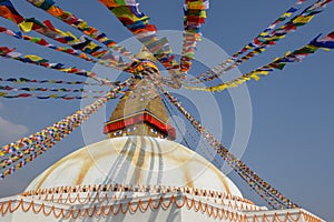 The stupa of Bodhnath in Kathmandu, Nepal