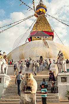 Stupa in Bodnath