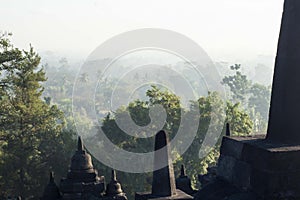 Stupa at Borobudur Temple