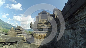 Stupa of Borobudur Temple in Muntilan, Central Java