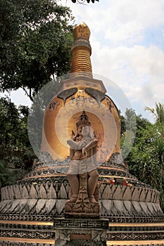 Stupa in Brahmavihara Arama monastery, Bali Island (Indonesia)