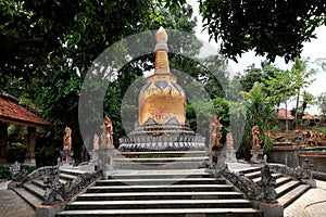 Stupa in Brahmavihara Arama monastery, Bali Island (Indonesia)