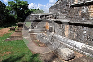 Stupa with elephants