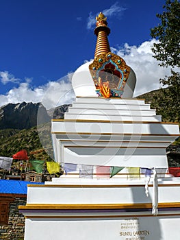 Stupa in Ghyaru, Nepal photo