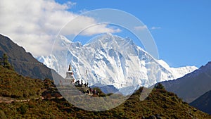Stupa in the Himalayas