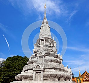 Stupa of King Norodom Suramarit in Phnom Penh, Cambodia photo