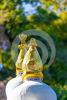 Stupa and prayer flags in Nepal