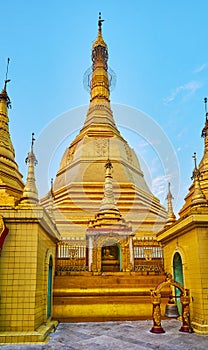 The Stupa of Sule Paya, Yangon, Myanmar