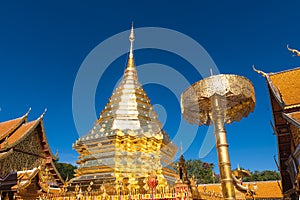 Stupa at Wat Phra That Doi Suthep in Chiang Mai