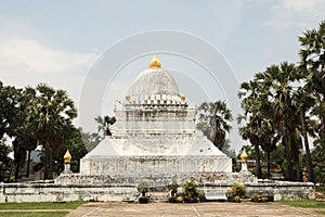 stupa in Wat Wisunnarat oldest temple in luangprabang