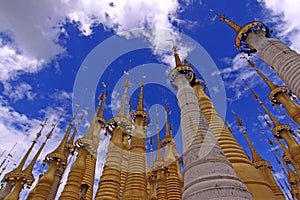 Stupas in Indein