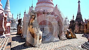 Stupas of Kakku Pagodas site, Myanmar