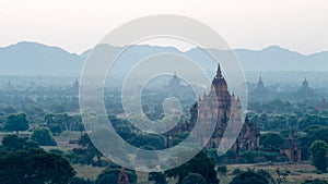 Stupas and pagodas of Bagan ancient photo