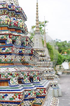 Stupas at the Wat Pho
