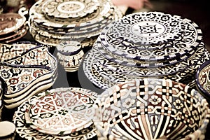 Stupendous ceramice in the markets of eastern cities