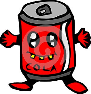 Stupid Cola with Red Collor