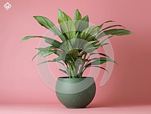 Sturdy Aspidistra in terracotta pot